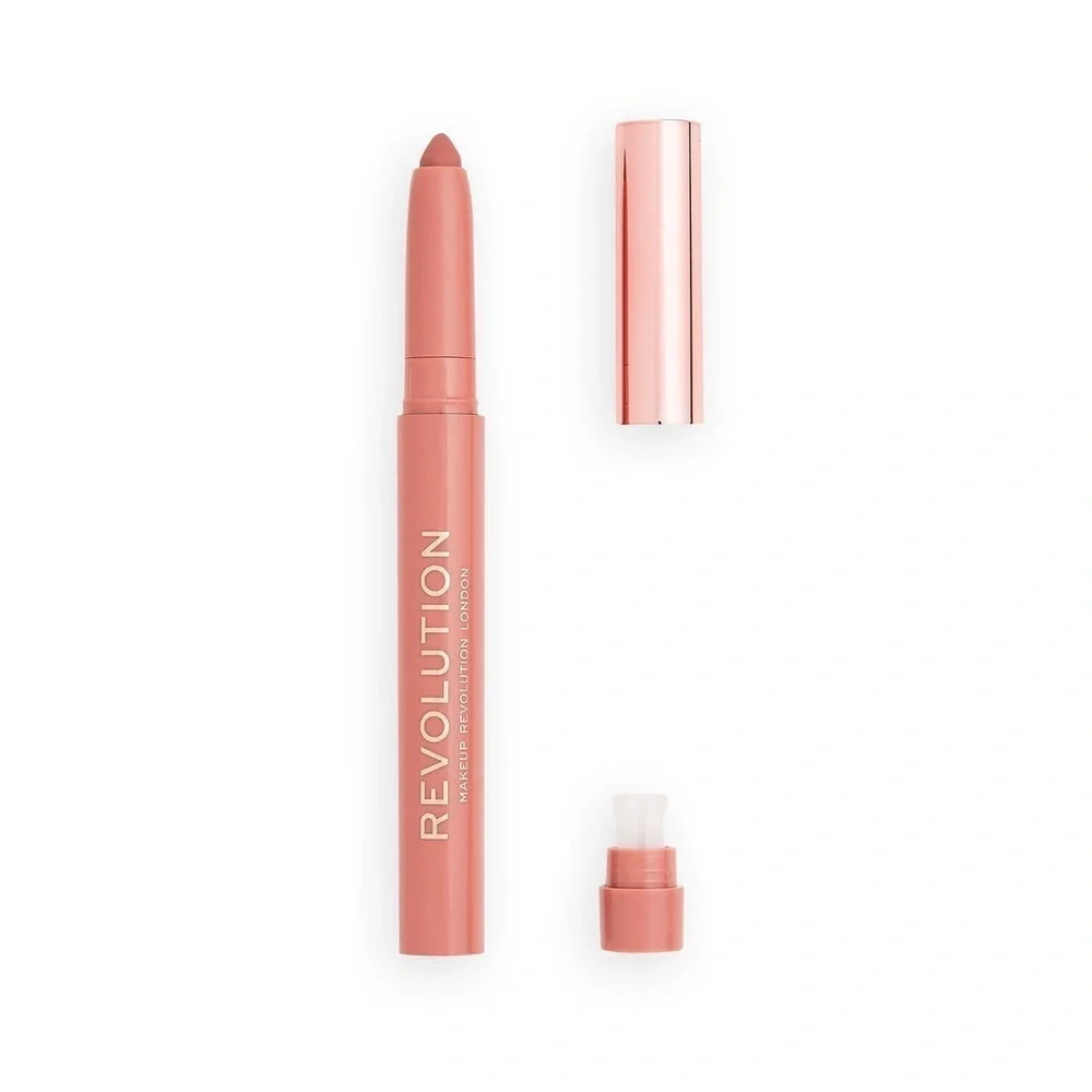 New! Revolution velvet kiss lip crayon - Icon